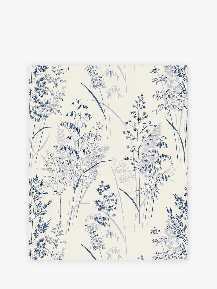 Blue Leaf Sprigs 10M Wallpaper - Image 2 of 4 Blue Leaf Sprigs 10M Wallpaper - Image 2 of 4