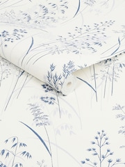 Blue Leaf Sprigs 10M Wallpaper - Image 4 of 4