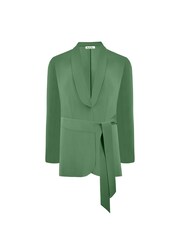 Ro&Zo Green Tie Front Blazer - Image 2 of 2