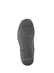 Pavers Wide Fit Black Trainers - Image 5 of 5