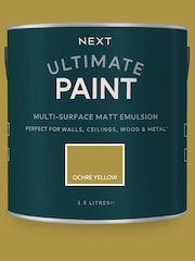 Ochre Yellow Ultimate Multi-Surface 2.5L Paint - Image 2 of 5