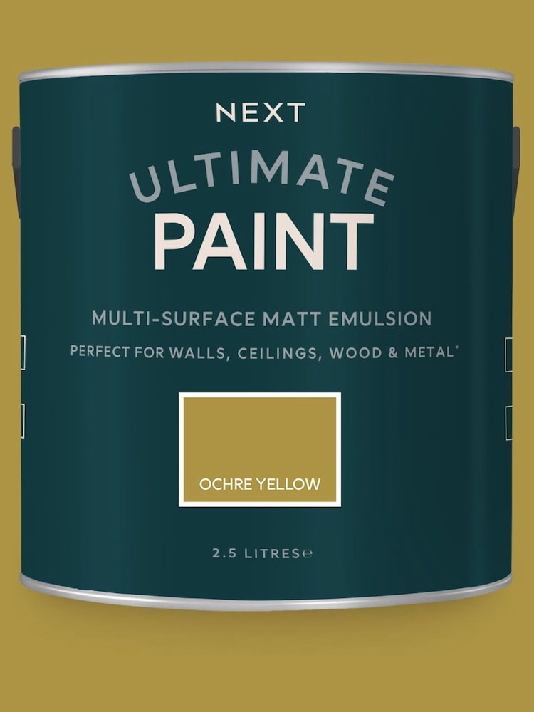 Ochre Yellow Ultimate Multi-Surface 2.5L Paint - Image 2 of 5