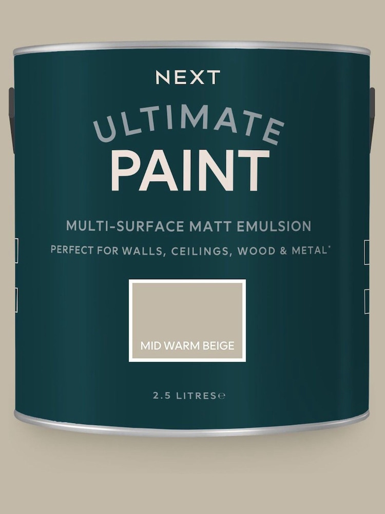 Natural Mid Warm Beige Ultimate Multi-Surface 2.5L Paint - Image 2 of 5 Natural Mid Warm Beige Ultimate Multi-Surface 2.5L Paint - Image 2 of 5