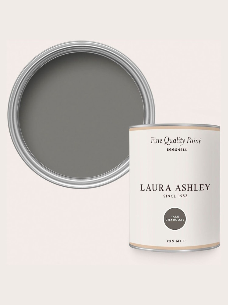 Laura Ashley Pale Charcoal Grey Eggshell 750ml Paint - Image 4 of 4