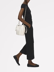 Radley White The Flora Medium Drawstring Bucket Bag - Image 1 of 6