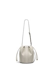 Radley White The Flora Medium Drawstring Bucket Bag - Image 3 of 6