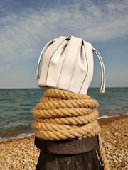 Radley White The Flora Medium Drawstring Bucket Bag - Image 6 of 6