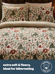 Silentnight Green Winter Wonderland Fleece Duvet Cover Set - Image 3 of 7