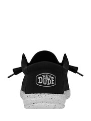 HEYDUDE Grey Wally Slub Canvas Shoes - Image 5 of 5