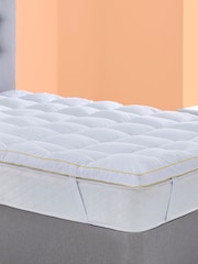 Snug White Deeply Dreamy 10cm Mattress Topper - Image 2 of 6
