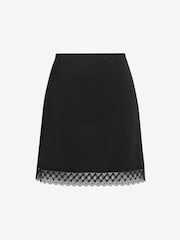 Black / Praline Nude Short Microfibre Long Half Slips 2 Pack - Image 9 of 9
