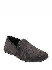 Lotus Grey Flat Full Slippers - Image 1 of 4