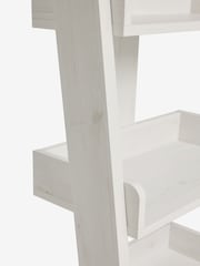 White Bronx Oak Effect Ladder Shelf - Image 5 of 6