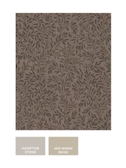 Brown Disty Ditsy Leaf 10M Wallpaper - Image 5 of 5