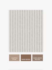Natural Assembled Pin Stripe 10M Wallpaper - Image 4 of 5