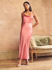 Nobody's Child Pink Trixie Midaxi Dress - Image 1 of 3