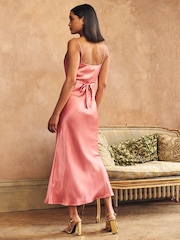 Nobody's Child Pink Trixie Midaxi Dress - Image 2 of 3