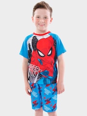 Character Blue Spiderman Short Pyjamas - Image 2 of 5