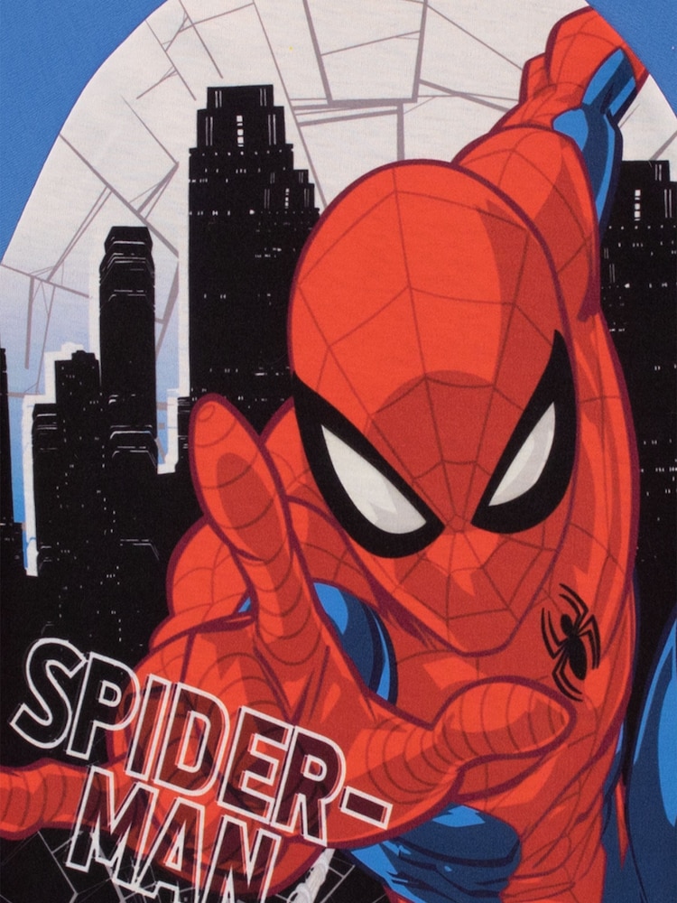 Character Blue Spiderman Short Pyjamas - Image 5 of 5