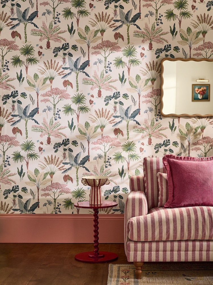 Pastel Oasis Palm 10M Wallpaper - Image 2 of 5