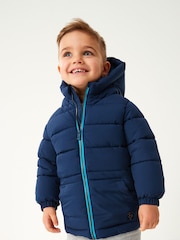 Navy Blue Padded Coat (3mths-7yrs) - Image 4 of 8