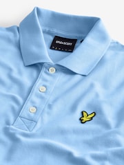 Lyle & Scott Light Blue Classic Polo Shirt - Image 5 of 7