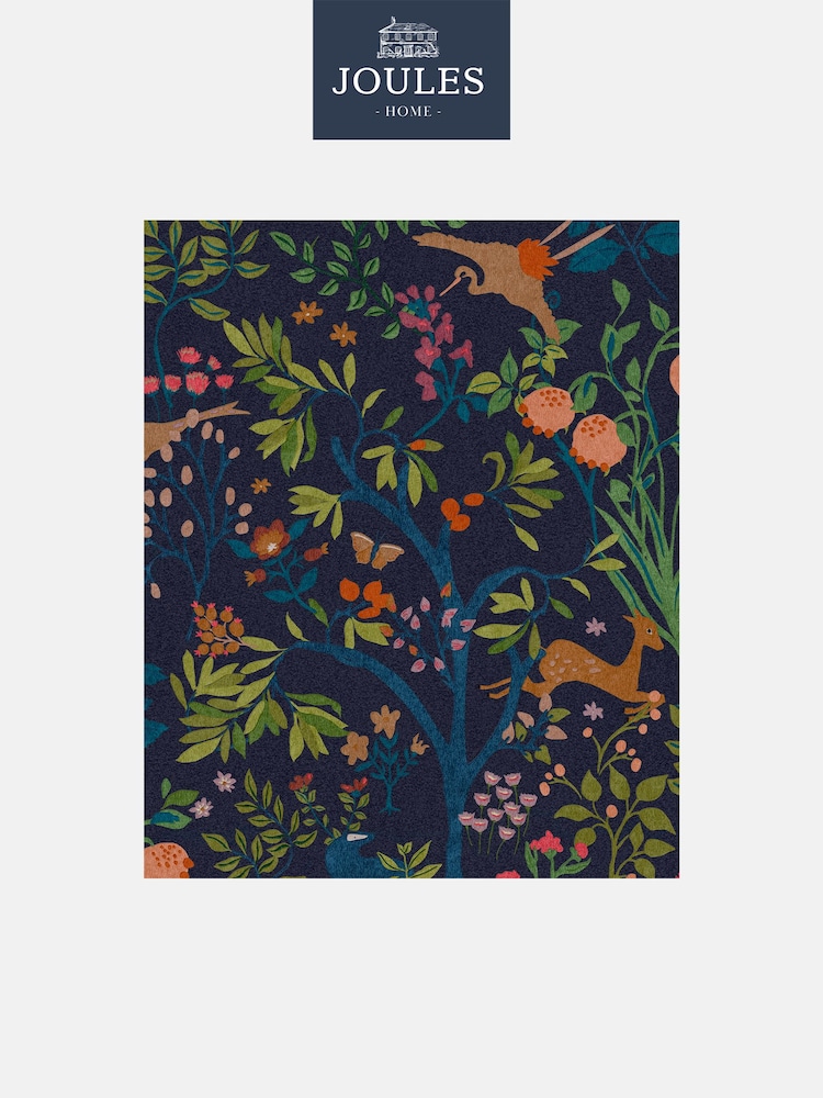 Joules Blue Enchanted Woodland Wallpaper - Image 2 of 4