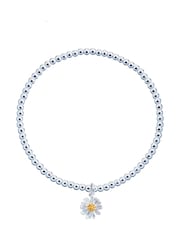 Estella Bartlett Silver Sienna Wildflower Bracelet with Beads and Wildflower - Image 1 of 3