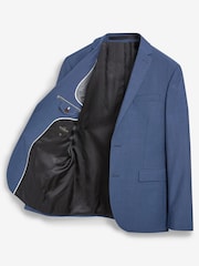 modra - ozek kroj - Signature Tollegno Italian Wool Suit jakna; suknjič - Slika 2 iz 2