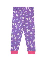 Harry Bear Pink Believe In Yourself Unicorn Slogan Pyjamas - Image 3 of 5