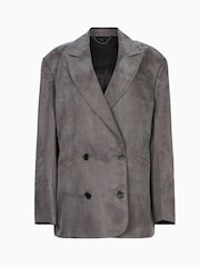 AllSaints Grey Elle Blazer - Image 7 of 7