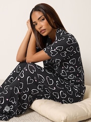 PixieGirl Petite Soft Touch Heart Pyjamas Set - 6의 이미지 2