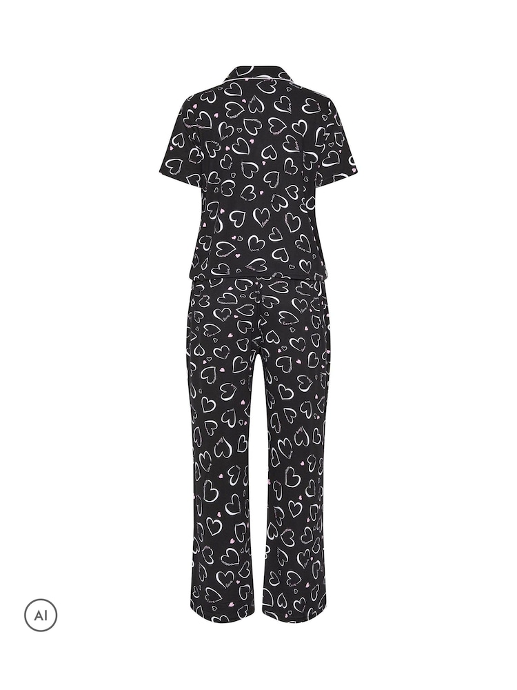 PixieGirl Petite Soft Touch Heart Pyjamas Set - 6의 이미지 6