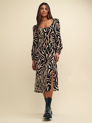 Nobodys Child Black Dee Dee Midi Dress - Image 3 of 4