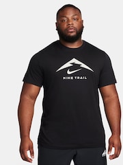 Nike Black Dri-FIT Trail Running T-Shirt - Image 4 of 8