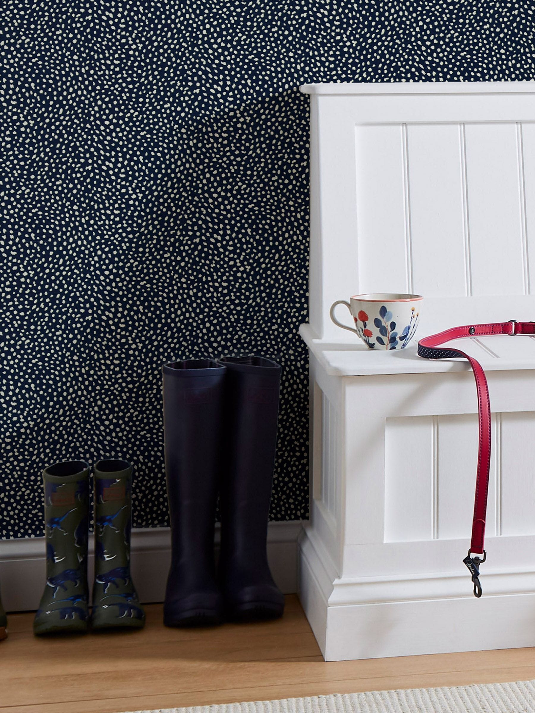 Joules Guinea Spot French Navy Wallpaper - Image 5