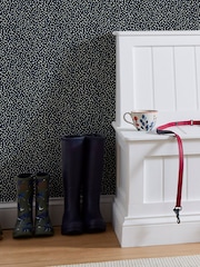 Joules Blue Guinea Spot Wallpaper - Image 1 of 4