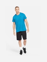 Nike Black Dry Dri-FIT Fleece Training Shorts - Image 12 of 12