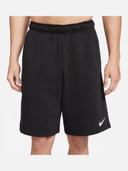 Nike Black Dry Dri-FIT Fleece Training Shorts - Image 2 of 12