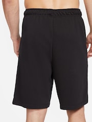Nike Black Dry Dri-FIT Fleece Training Shorts - Image 3 of 12