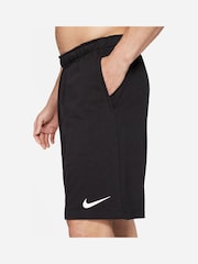 Nike Black Dry Dri-FIT Fleece Training Shorts - Image 4 of 12