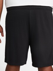 Nike Black Dry Dri-FIT Fleece Training Shorts - Image 8 of 12