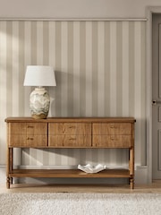 Papel pintado Linen Stripe de 10 m - Imagen 1 de 5