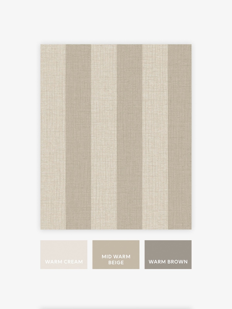 Papel pintado Linen Stripe de 10 m - Imagen 5 de 5