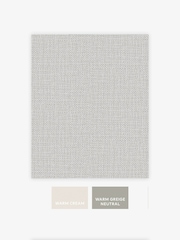 Ivory Linen Weave 10M Wallpaper - Image 4 of 5