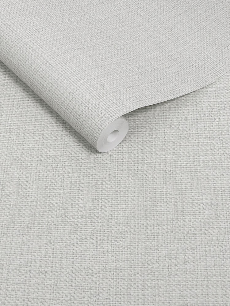 Ivory Linen Weave 10M Wallpaper - Image 5 of 5 Ivory Linen Weave 10M Wallpaper - Image 5 of 5