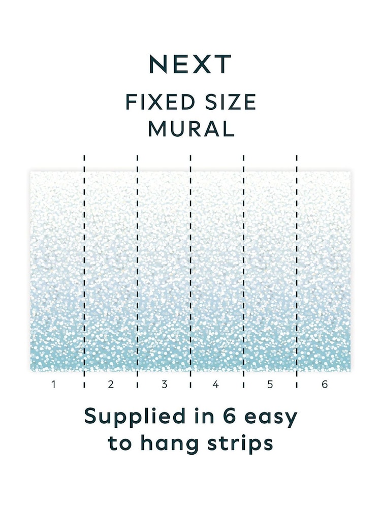 Blue Ombre Spot 3M Mural - Image 5 of 5