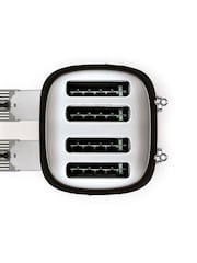 Smeg Black 4 Slice Toaster - Image 3 of 6