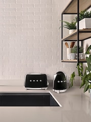 Smeg Black 4 Slice Toaster - Image 5 of 6
