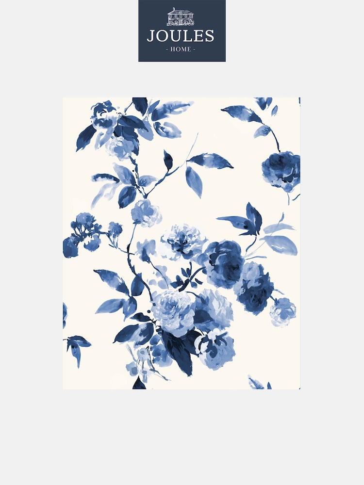 Joules Blue Boho Bloom Wallpaper - Image 2 of 3 Joules Blue Boho Bloom Wallpaper - Image 2 of 3